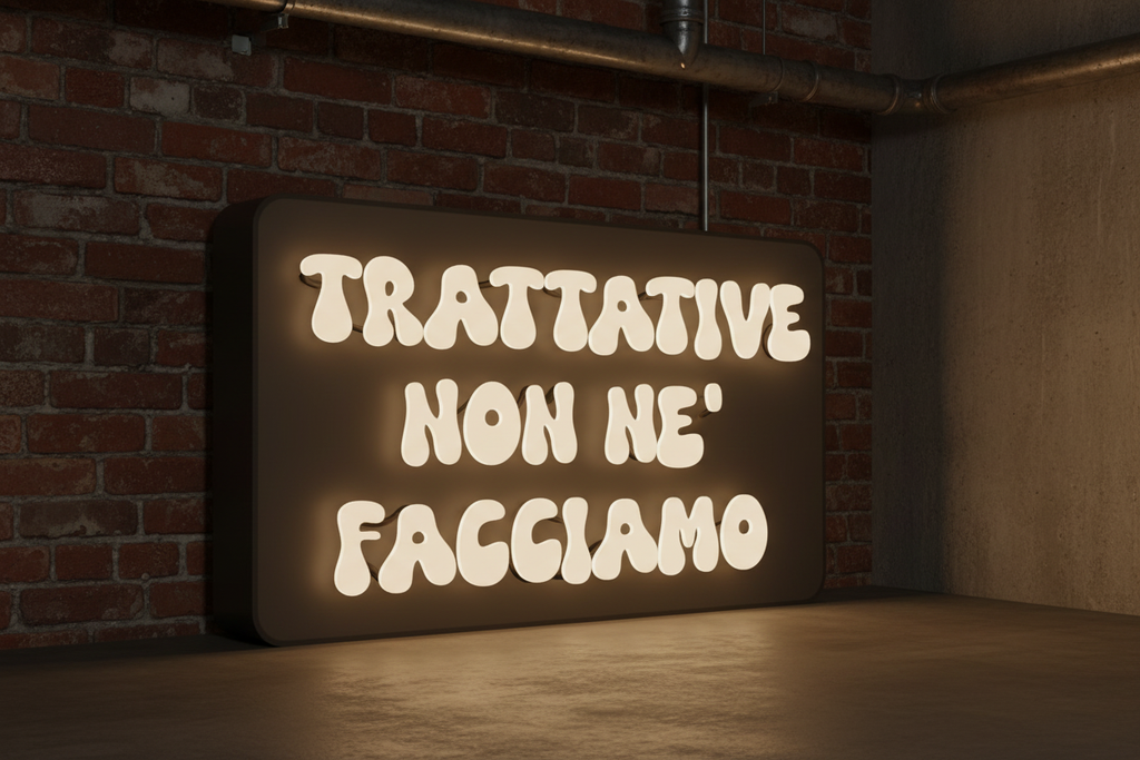 TRATTATIVE NON NE' FACCIAMO urban