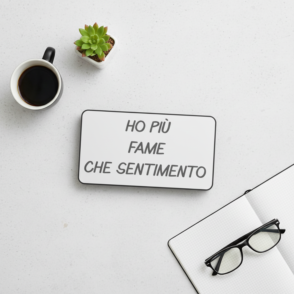 Vista dall'alto lifestyle